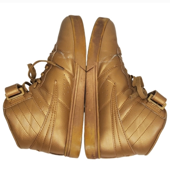 Gold Fila Vulc HI Tops - Picture 2 of 5